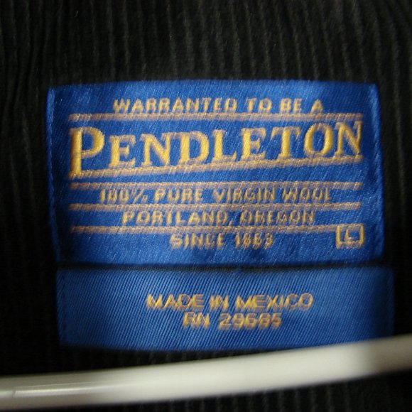 Mens Pendleton Wool Street Cruiser Coat 100 year celebration red plaid Large Jkt - Picture 10 of 16